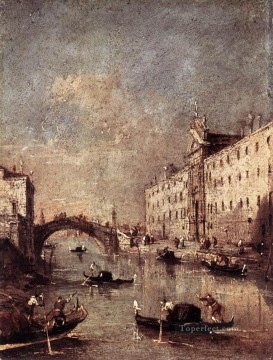 Rio dei Mendicanti Francesco Guardi Venetian Oil Paintings